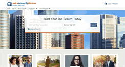 Desktop Screenshot of metrokansascityjobs.com